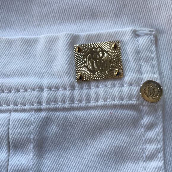 EUC Roberto Cavalli White Denim Jeans - Picture 4 of 14